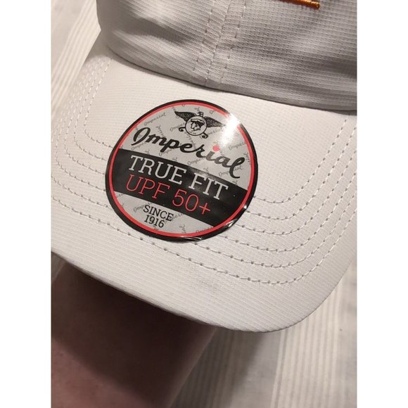 Junior Pga Championships Imperial Tru-Fit White Baseball Cap Upf 50+ Hat - Picture 2 of 9
